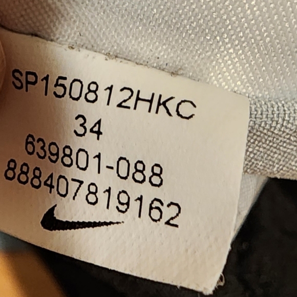 Nike Dri-Fit Fairway Grey WIndow Pane Plaid Golf Shorts Lightweight Outdoor 34 - Picture 8 of 12